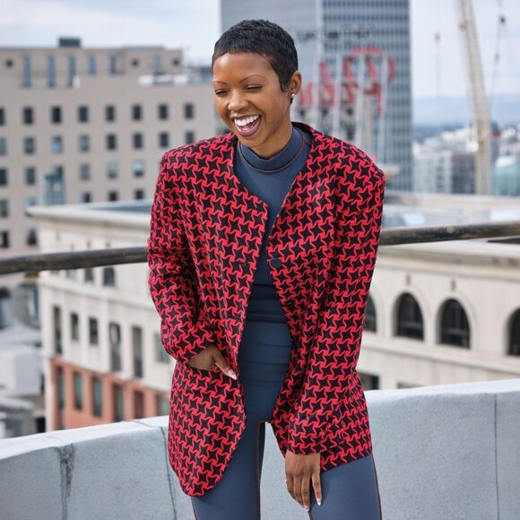 Jacqueline Ferrar Ladies Vintage Black Fabric Block Heels with Rhinestone Accent - Picture 6 of 13